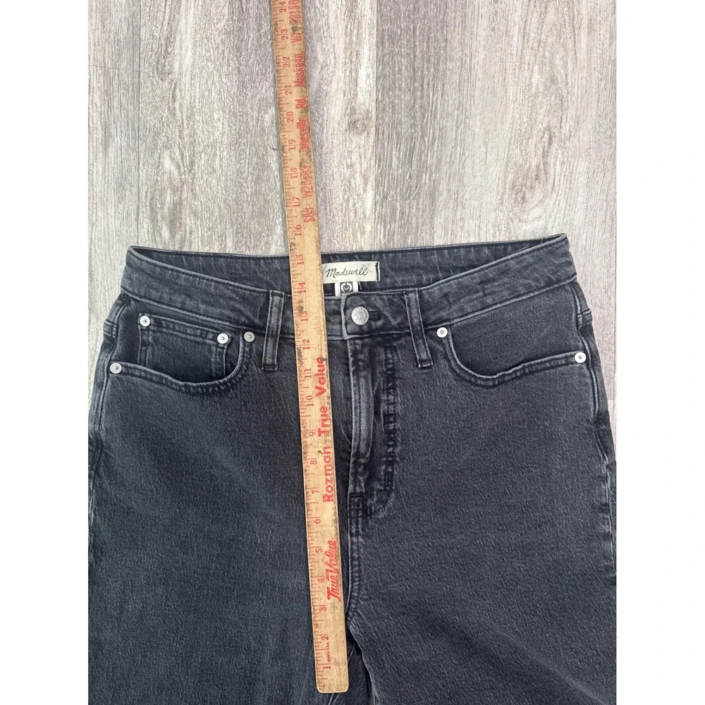 Madewell The Curvy Perfect Vintage Jean 29 Faded Black High Rise Tapered Denim